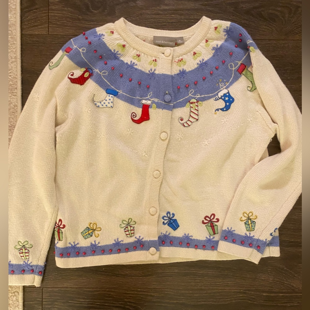 Croft and Barrow Vintage Christmas Sweater